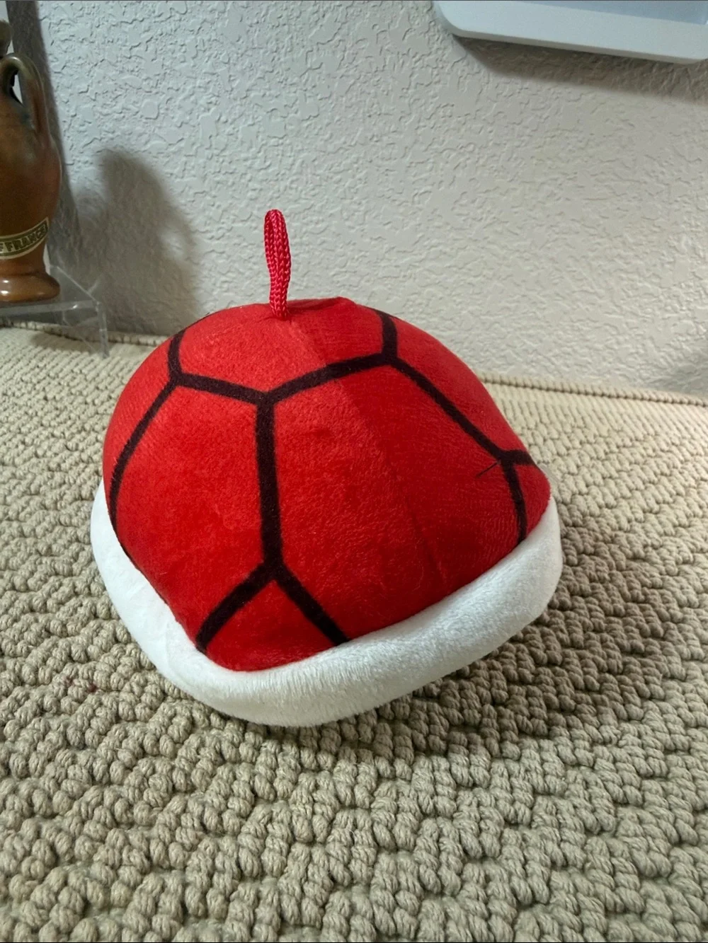 Nintendo Red and White Plush Koopa Shell Hat for Kids